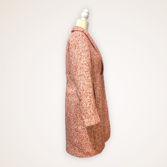 NEW J.crew Daphne Tweed Topcoat Size 0 pink - Picture 11 of 12